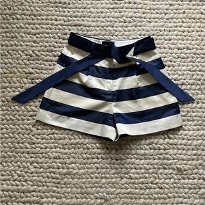 NWT J.Crew Size 4 Satin Striped Shorts